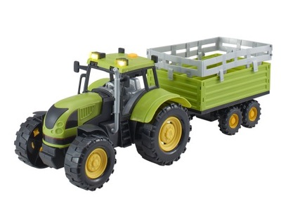 DUMEL AGRO POJAZDY- TRAKTOR Z PRZYCZEPĄ