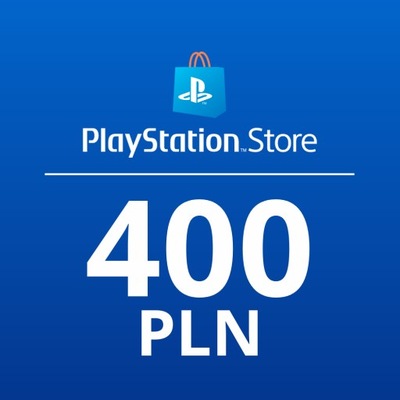 PLAYSTATION NETWORK 400 PLN ZŁ PSN KOD PS4 PS5