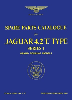 JAGUAR E-TYPE 4.2 SERIE 1 68-71 KATALOG PIEZAS DE REPUESTO 24H  