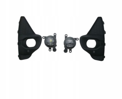 Opel corsa f gs line 2019- решётка противотуманных фар +противотуманные фары led перед правая+ левая фото №1