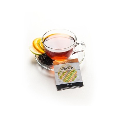 Herbata VEERTEA Pu-erh & Lemon BE FIT - czerwona w kopertach - 500 saszetek