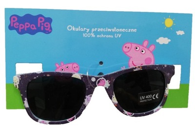 Okulary przeciwsłoneczne Świnka Peppa Pig UV 400