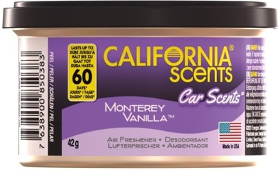 CALIFORNIA CAR SCENTS ZAPACH MONTEREY VANILLA