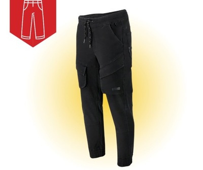 PANTALONES JOGGER NEGRAS STRETCH 