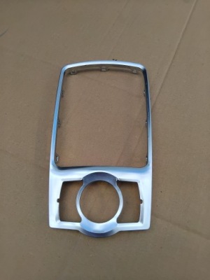 Рамка хром панель mmi радіо важіль перемикання передач  передач audi a6 c6 рестайлінг  08-11r фото №1