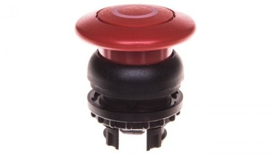 Przycisk grzybkowy czerwony 22mm z samopowrotem z opisem M22S-DP-R-XO 21672