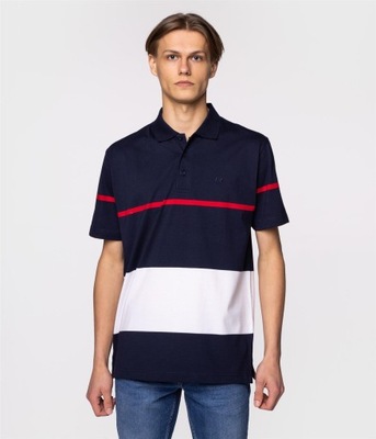 LEE COOPER Koszulka polo AMOS 4102 NAVY xxl