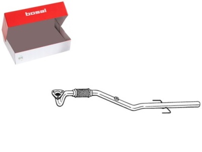 Труба выхлопная перед opel signum vectra c vectra c gts 1.8 фото №1