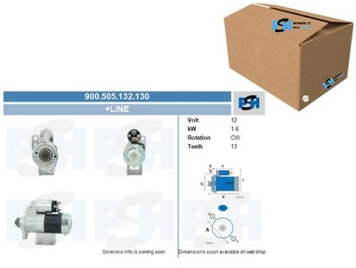 СТАРТЕР CATERPILLAR 1.6 KW СТАРТЕР BV PSH