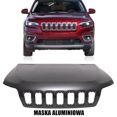 АЛЮМІНІЄВИЙ КАПОТ 68290450AA JEEP CHEROKEE V KL 2018+ PO LIFTINGU