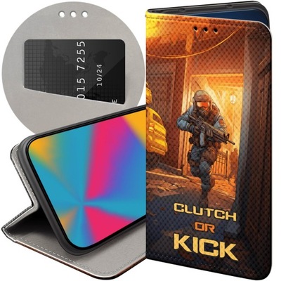 ETUI Z KLAPKĄ DO MOTOROLA MOTO G60 WZORY CS GO COUNTER-STRIKE FUTERAŁ CASE