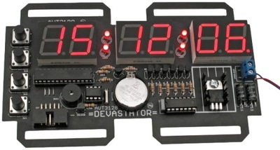 DEVASTATOR, czyli bombowy zegarek, minutnik, stoper, AVT3128 C