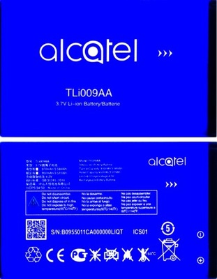 ALCATEL Bateria TLi009AA pojemność 950 mAh