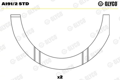 A191/2STD/GLY RING OPOROWY SHAFT CRANKSHAFT  