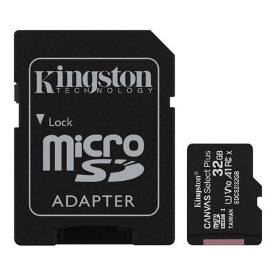 Kingston Karta Canvas Plus 32GB micro SDHC 100MB/s