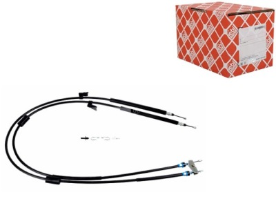 Febi трос тормоза ручной. ford t. c-max/focus 03- l фото №1