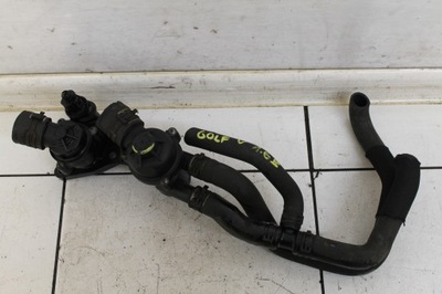 Корпус термостата провода vw golf 5 v 1.6 fsi фото №1