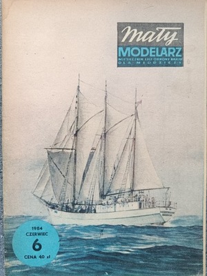 Mały Modelarz 6/1984 statek Zawisza Czarny