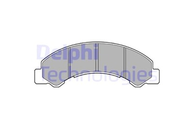 DELPHI КОЛОДКИ ТОРМОЗНЫЕ ПЕРЕД ЗАД AKEBONO ISUZU FORWARD F GRAFTER N