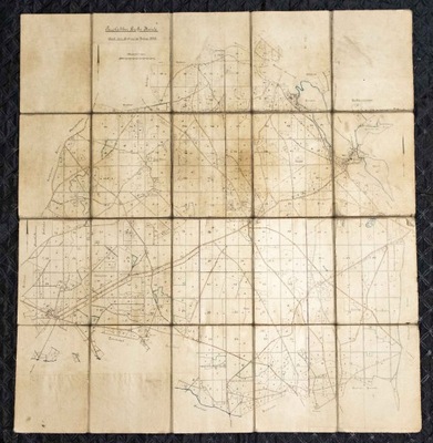 STARA MAPA - TARNÓW JEZIERNY K. WSCHOWY 1928