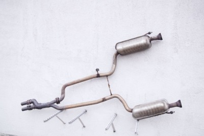 Вихлоп гасник кінцевий mercedes cl w215 lift фото №1