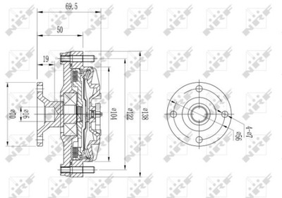 ЗЧЕПЛЕННЯ ВІСКОЗНЕ DAIHATSU TERIOS 05/1997-09/2000 FEROZA 1,6 16V 88-