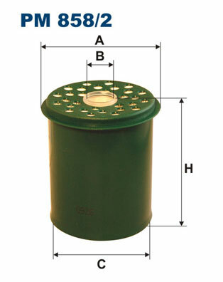 FILTER FUEL PM 858/2  