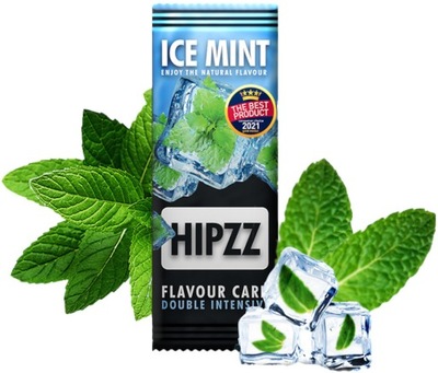 Karta Aromatyzująca do Papierosów HIPZZ Double Intensive Ice Mint