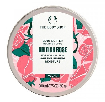 Masło The Body Shop 200 ml british rose róża