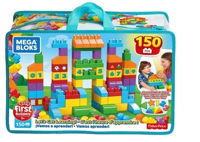 Fisher Price Klocki 150 el. Czas na naukę FVJ49