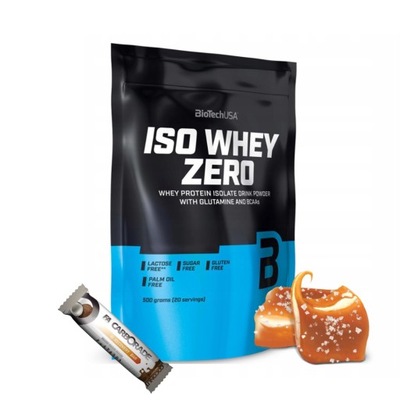 BIOTECH ISO WHEY ZERO 500G IZOLAT BIAŁKA