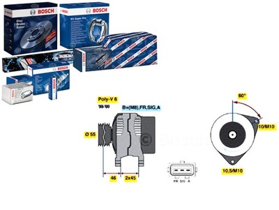 BOSCH GENERATORIUS BOS, 0 986 049 151 