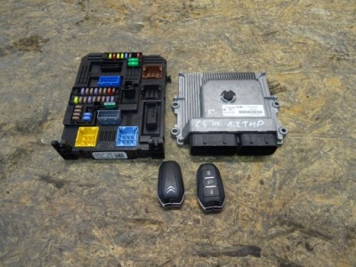 Бортовой компьютер bsi ключ 1.2 thp citroen c4 iii фото №1