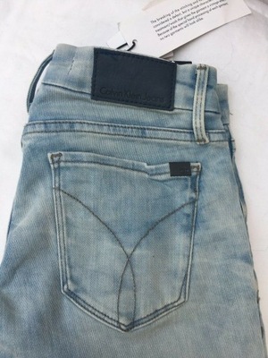 Calvin Klein jeansy błękitne