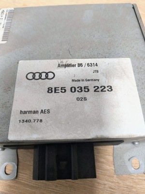 Модуль усилитель радио audi a4 b6 b7 8e5035223 фото №1