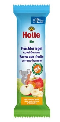 HOLLE Bio Batonik Owocowy Jabłko - Banan 25g 12m+