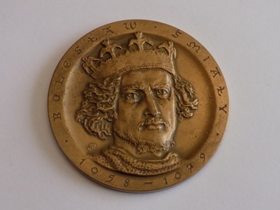 Medal: Bolesław Śmiały 1058-1079 - PTTK Chełm nr. 5 syg. J. Jarnuszkiewicz