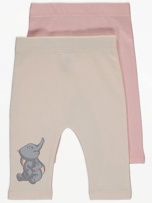 2 pak GEORGE LEGGINSY GETRY Dumbo 74cm /6-9 m