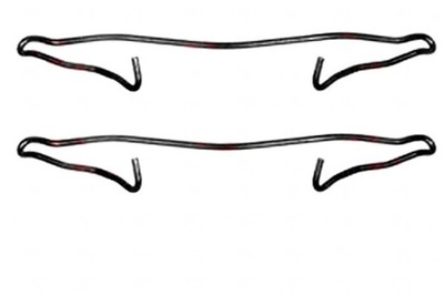 Trw pfk215 набор аксессуары, тормозные колодки тормозные фото №1