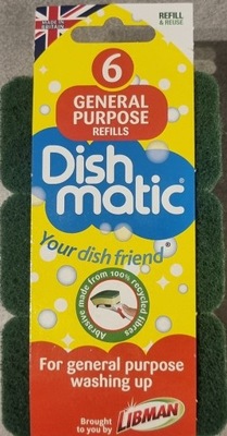 Zmywak kuchenny DishMatic zapas 6 szt UK