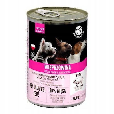 PetRepublic mokra karma dla psa z wieprzowiną 400 g