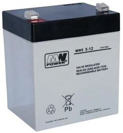 Akumulator MW Power 12V 5Ah - MWS 5-12