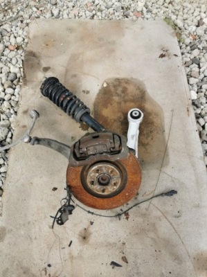 Поворотный кулак амортизатор рычаг правый x-type 3.0 фото №1