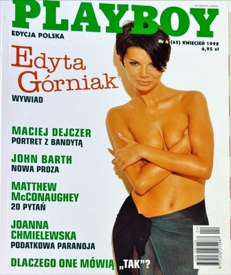 PLAYBOY NR 4 / 1998 EDYTA GÓRNIAK