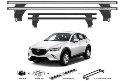 MALETERO DE TECHO ALUMINIO MAZDA CX-3 MODELO PRODUKOWANY DE 2015>  