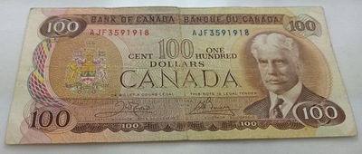 Banknot 100 dolarów, Kanada