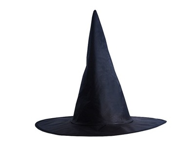 Czapka WIEDŹMY kapelusz CZARNY czarownicy URODZINY