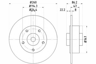 Textar гальмівні диски гальмівні 2szt renault задня fluence m фото №1