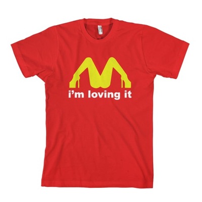 I’m loving’ it tシャツ マクド tee エロ セクシー y2k I'm loving' it tシャツ マクド tee エロ セクシー y2k