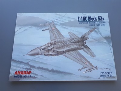 ANGRAF Model Nr 117 Samolot F-16 BLOCK 52+
